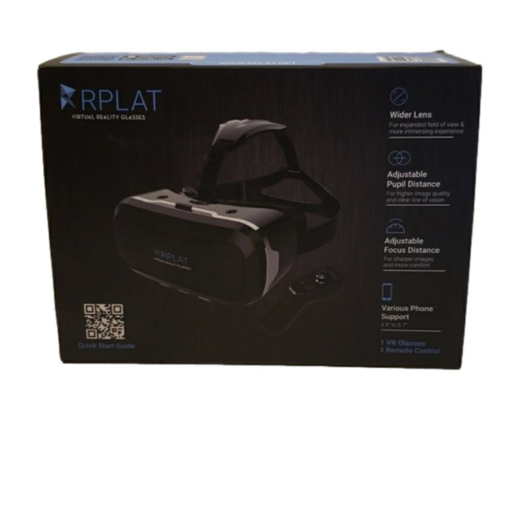 Bnib RPLAT  Virtual Reality Glasses Adjustable Pupil Distance Wider Lens Pho
